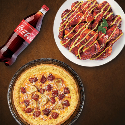 불금치킨+바비큐 시카고 피자+콜라1.25L